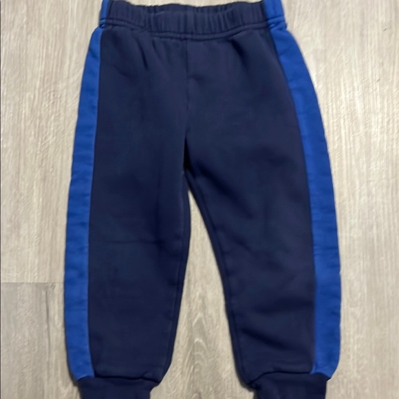 Kids Navy Blue Joggers with Side Stripes - Picture 1 of 1